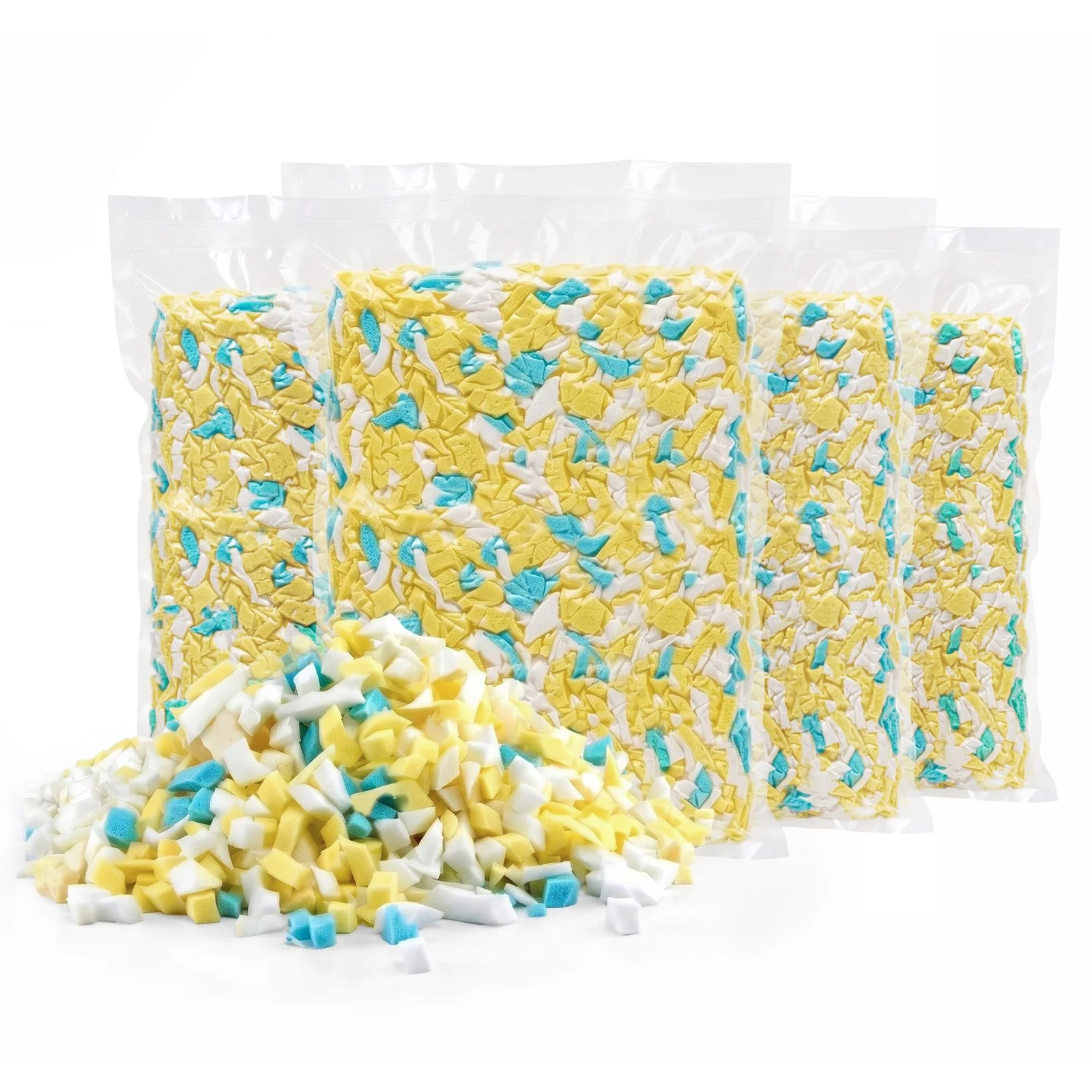 Artiss 20lbs (8.8KG) Bean Bag Filler Shredded Memory Foam Filling High Density Soft Pillow Stuffing for Bean Bag Chair, Couch Cushion, Dog Bed, Stuffed Animals and Arts Crafts