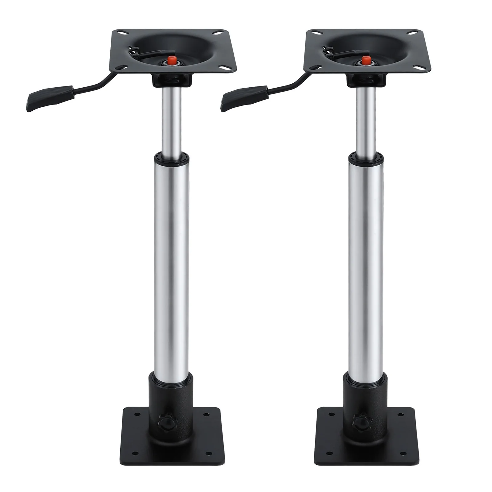 Seamanship Boat Seat Pedestal 55–75cm Adjustable Gas Lift 360 Degrees Swivel 2 Pack