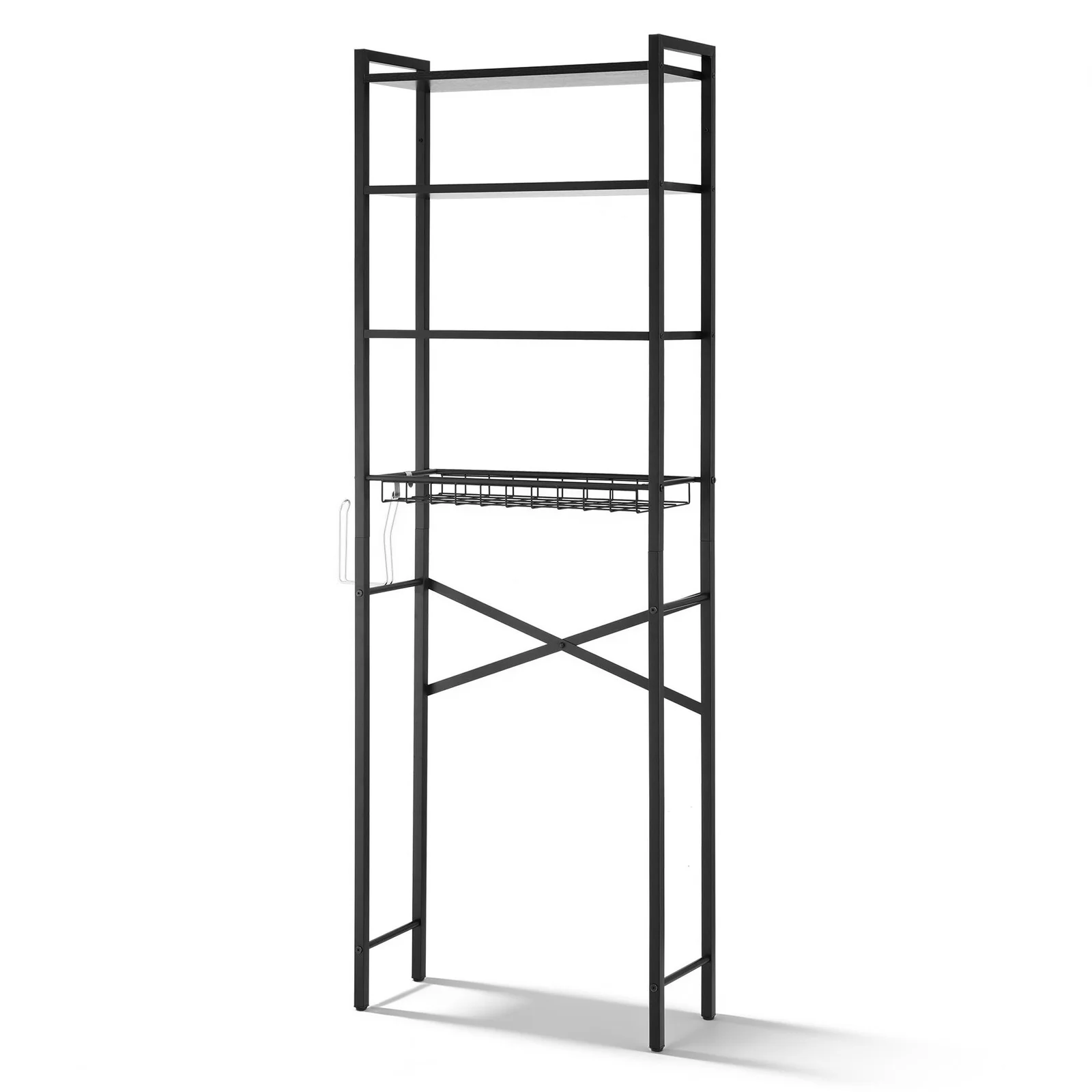 Artiss Over Toilet Bathroom Storage Rack Space Saving 4 Tier Organiser White