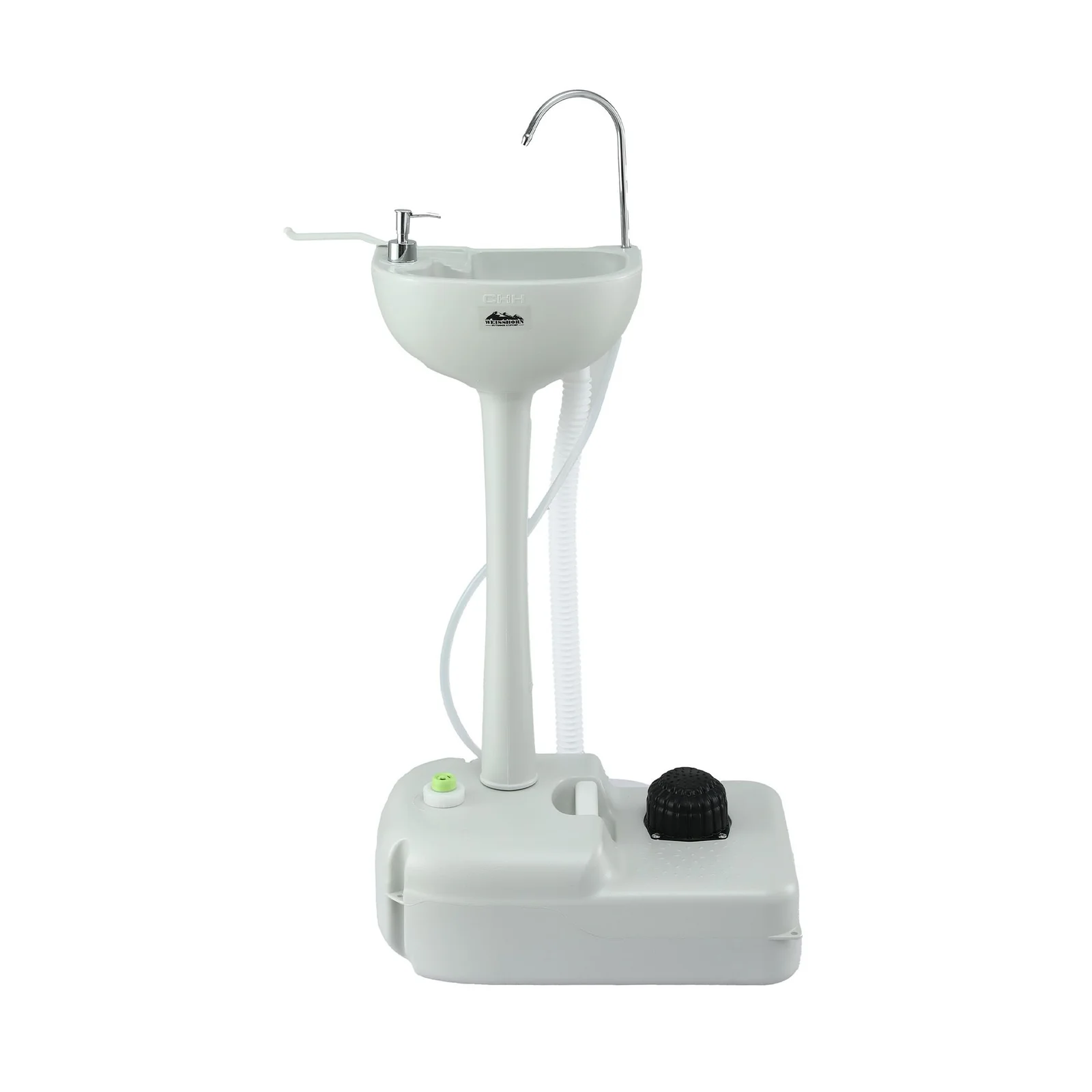 Weisshorn Camping Basin Portable Hand Wash Sink Stand 19L Capacity