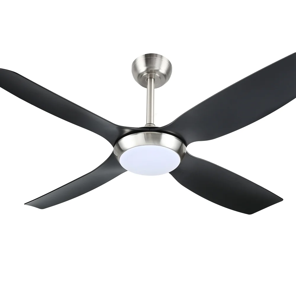 Devanti 52'' Ceiling Fan DC Motor w/Light w/Remote Black