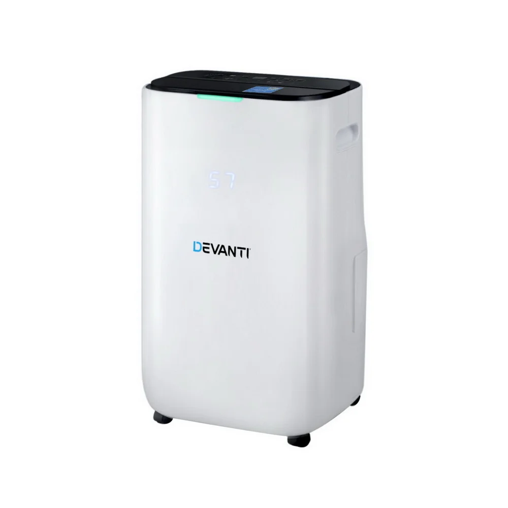 Devanti Dehumidifier 20L Air Purifier White