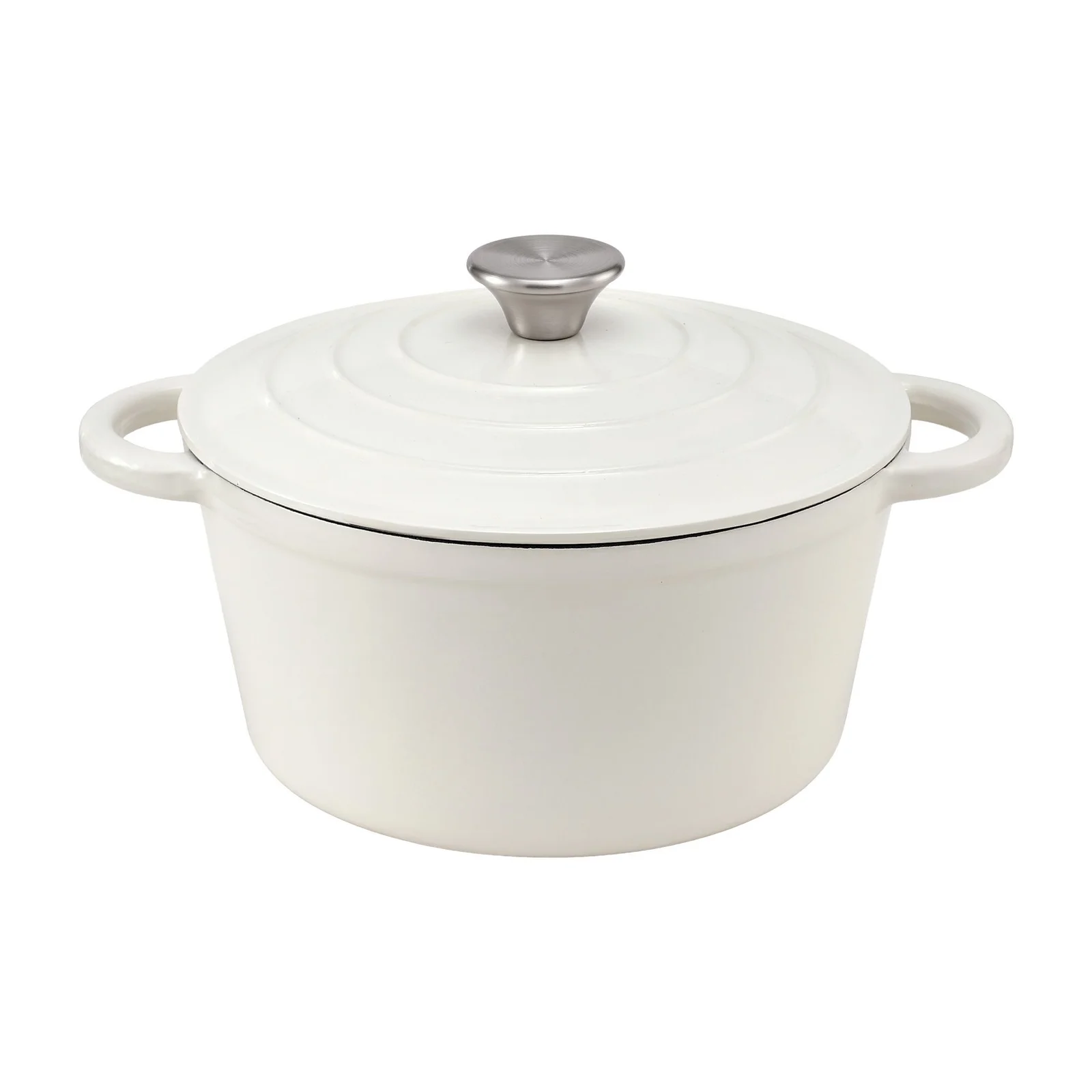 5-Star Chef 3.8L Enameled Cast Iron Dutch Oven Pot with Lid for Sourdough Bread Baking