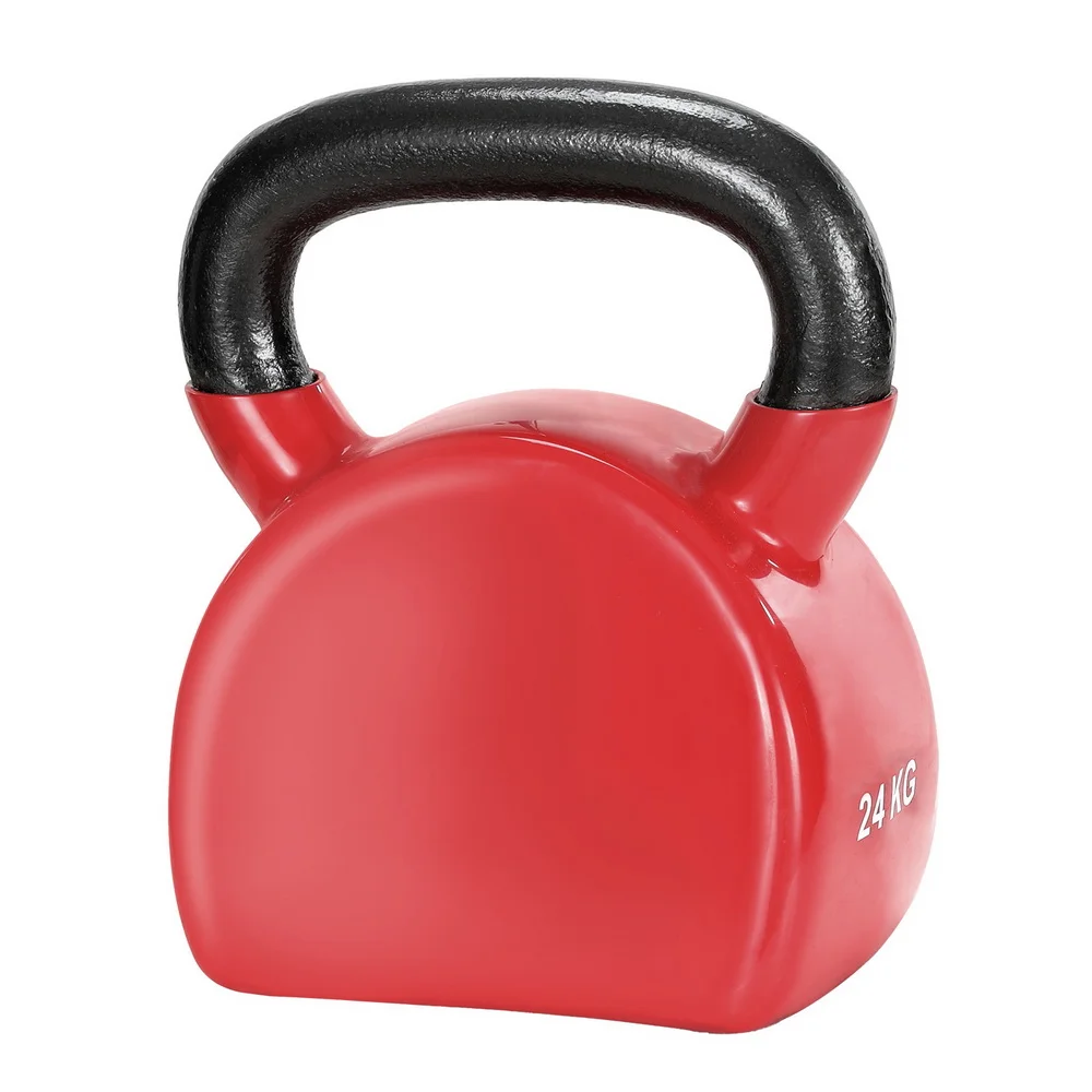 Everfit 24kg Kettlebell Weightlifting Bench Dumbbells Kettle Bell Gym Home