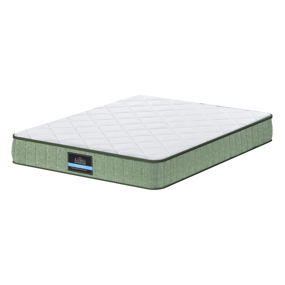 Giselle 25cm Memory Foam Mattress Dual Layer Zipper Cover Cool Charcoal Foam Mattresses Queen