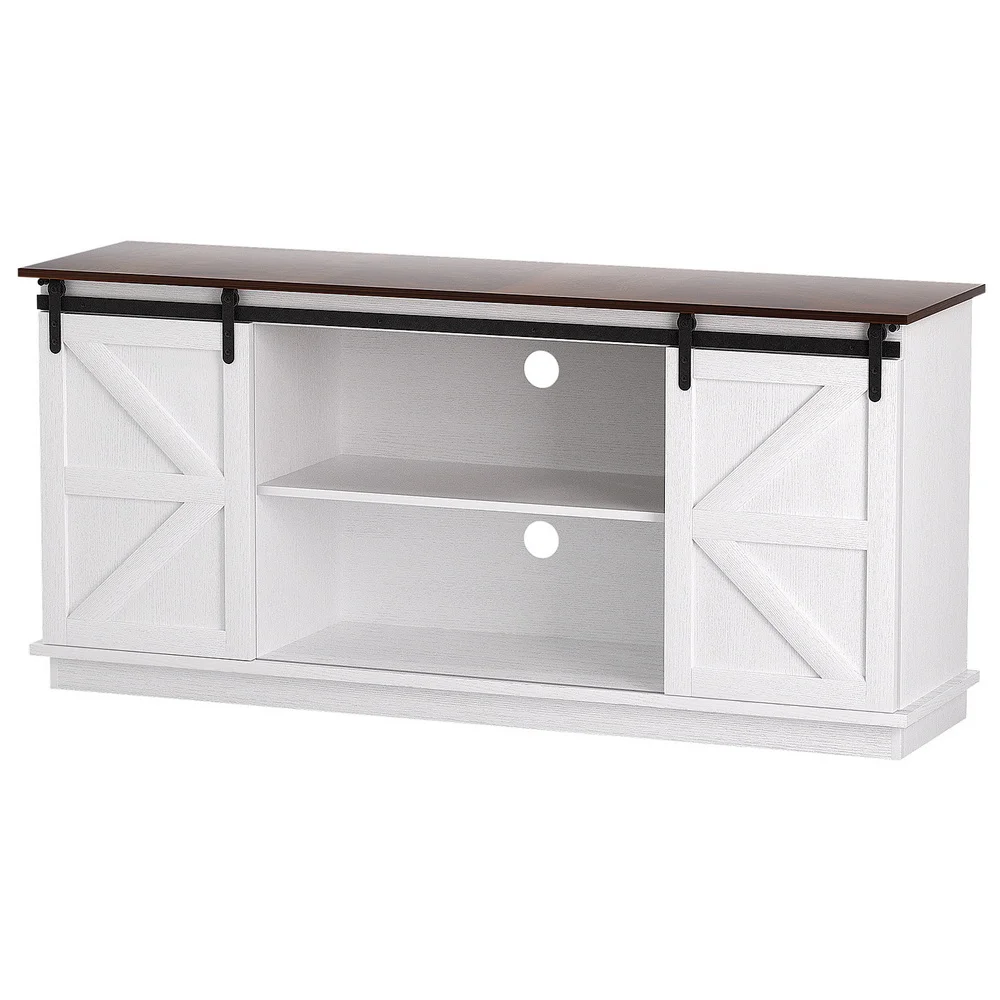 Artiss Buffet Sideboard Storage Cabinet Kitchen Cupboard Sliding Doors White