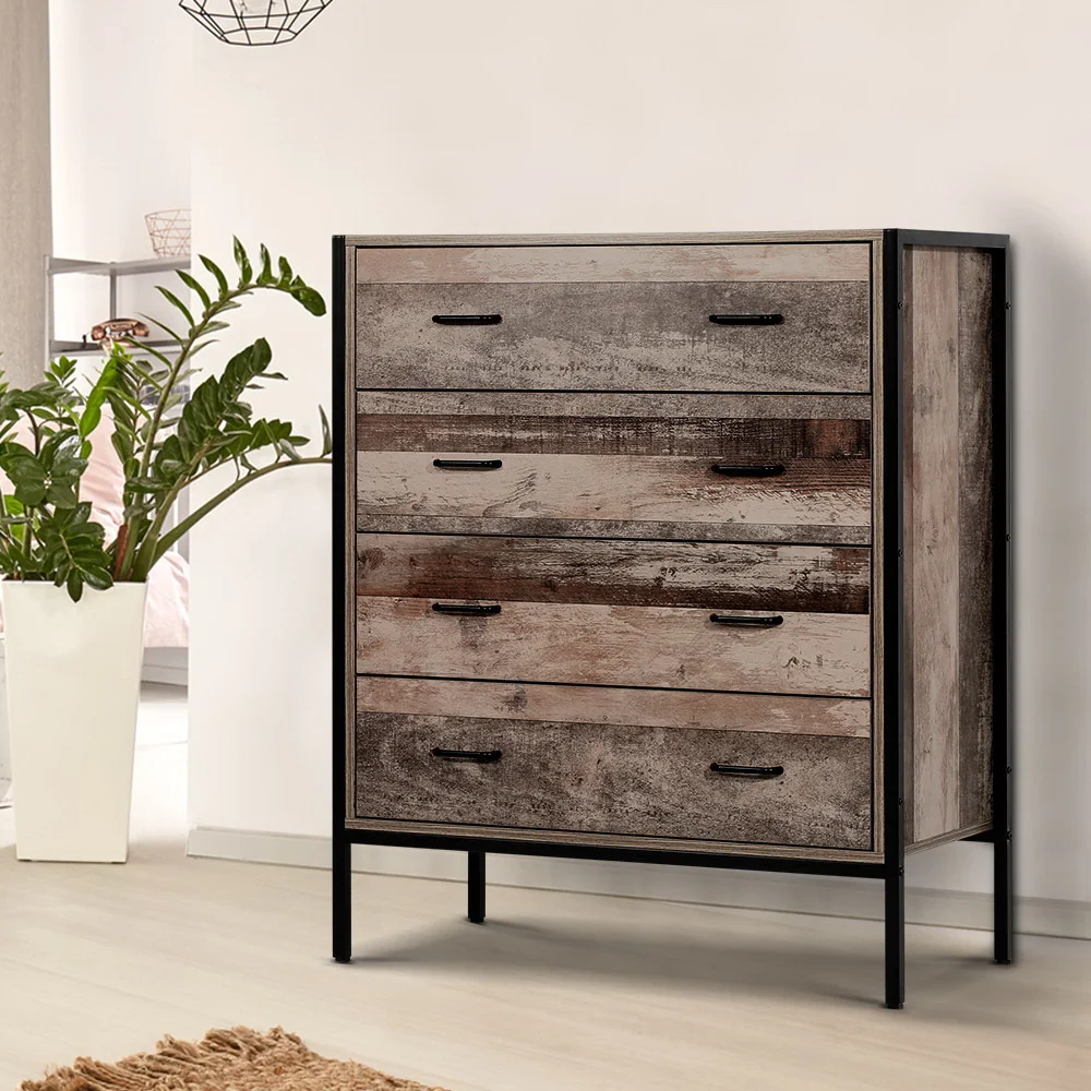 Artiss 4 Chest of Drawers - BARNLY