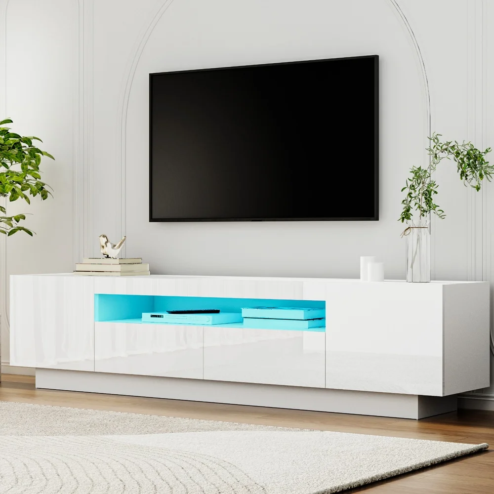 Artiss TV Unit Entertainment Unit Storage Drawer RGB LED 180cm White