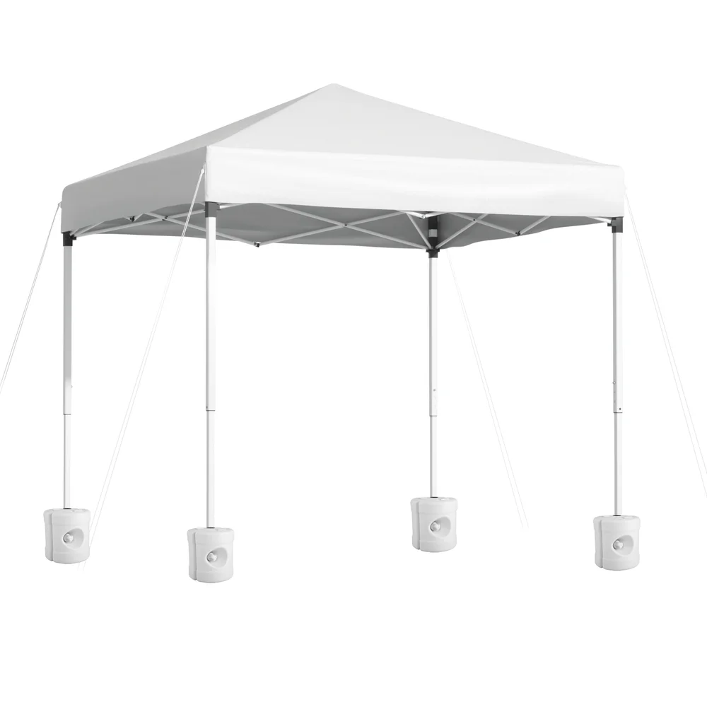Instahut Gazebo 2x2m Outdoor Patio Garden Marquee Shade w/ Base Pods White