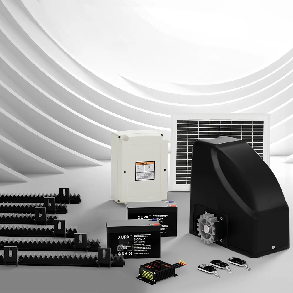 Automatic Sliding Gate Opener Kit 10W Solar 6M 600KG
