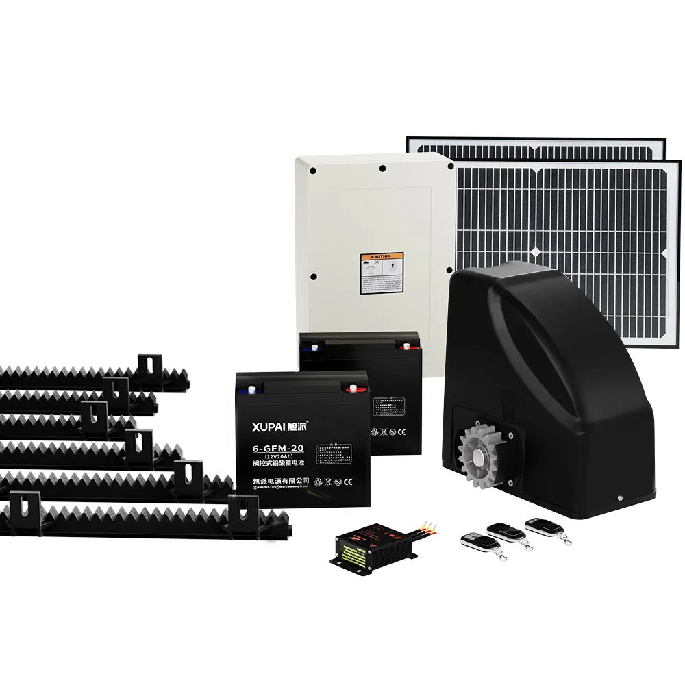 Automatic Sliding Gate Opener Kit 40W Solar 6M 600KG