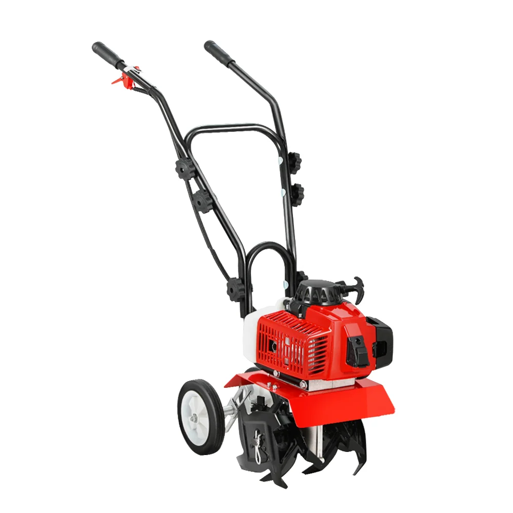 Giantz 63CC Tiller Garden Cultivator Rototiller 4 Blades Soil Plower Rotary Hoe