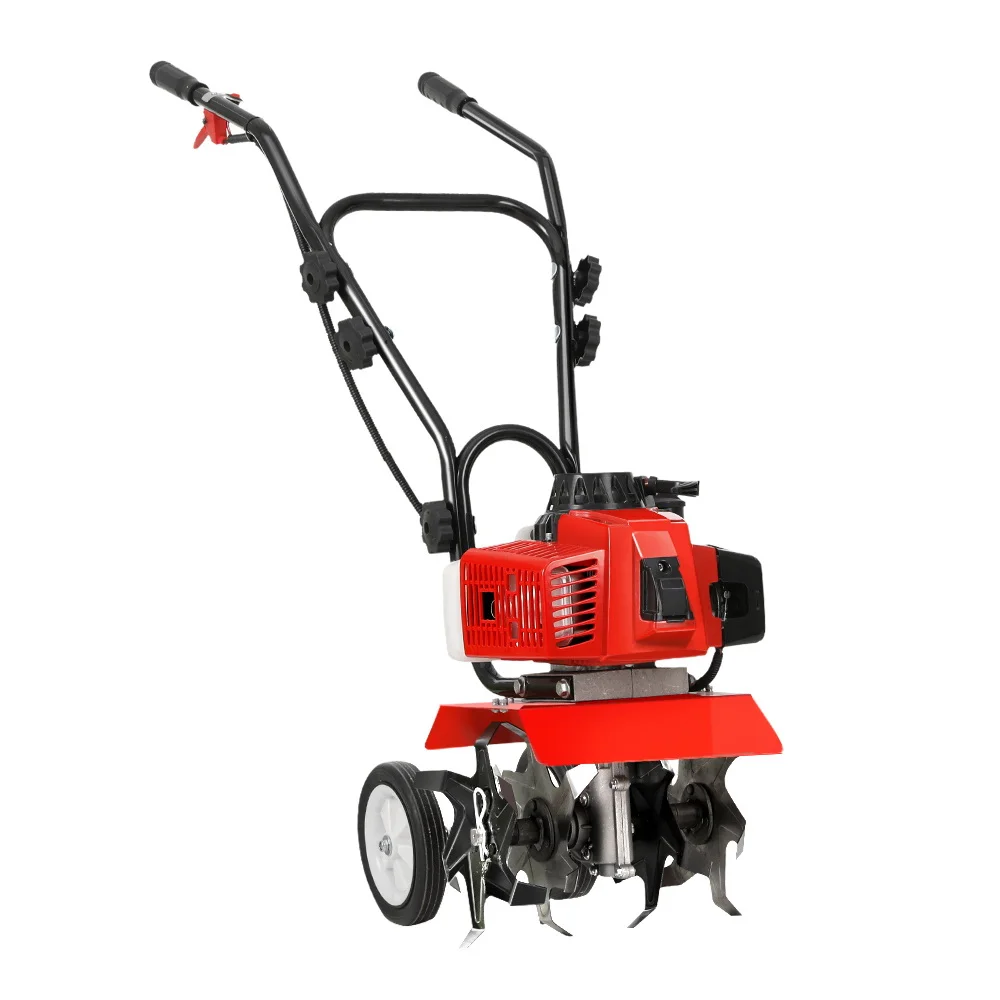 Giantz 63CC Tiller Garden Cultivator Rototiller 4 Blades Soil Plower Rotary Hoe