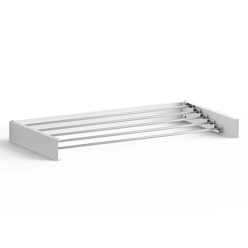 Artiss Clothes Rack Wall Mounted Airer Foldable White