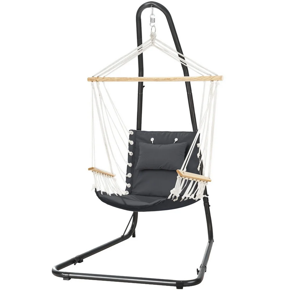 Gardeon Hammock Chair with Heavy Duty Steel Stand