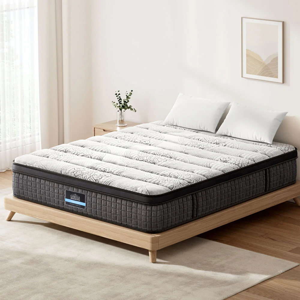 Giselle Bedding 34cm Mattress 9 Zone Latex Foam King