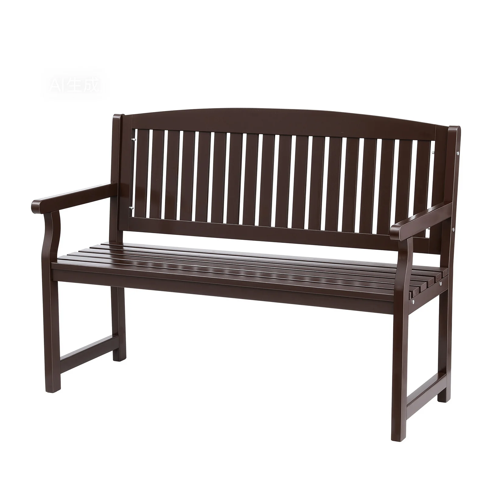 Gardeon Outdoor Garden Bench Wooden 2 Seater Lounge Chair Patio Furniture Brown