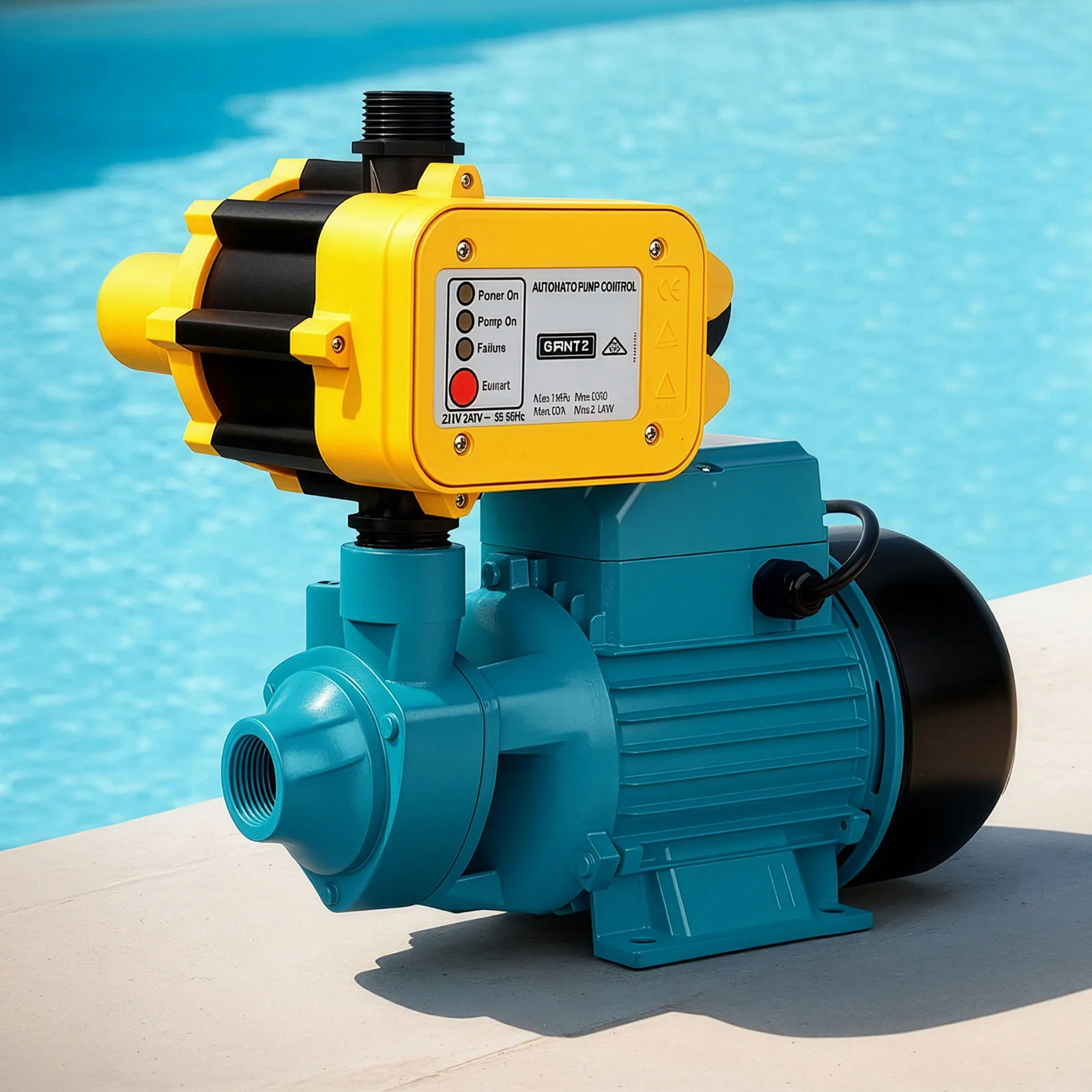 Giantz Peripheral Water Pump Garden Boiler Car Wash Auto Irrigation QB80 Yellow