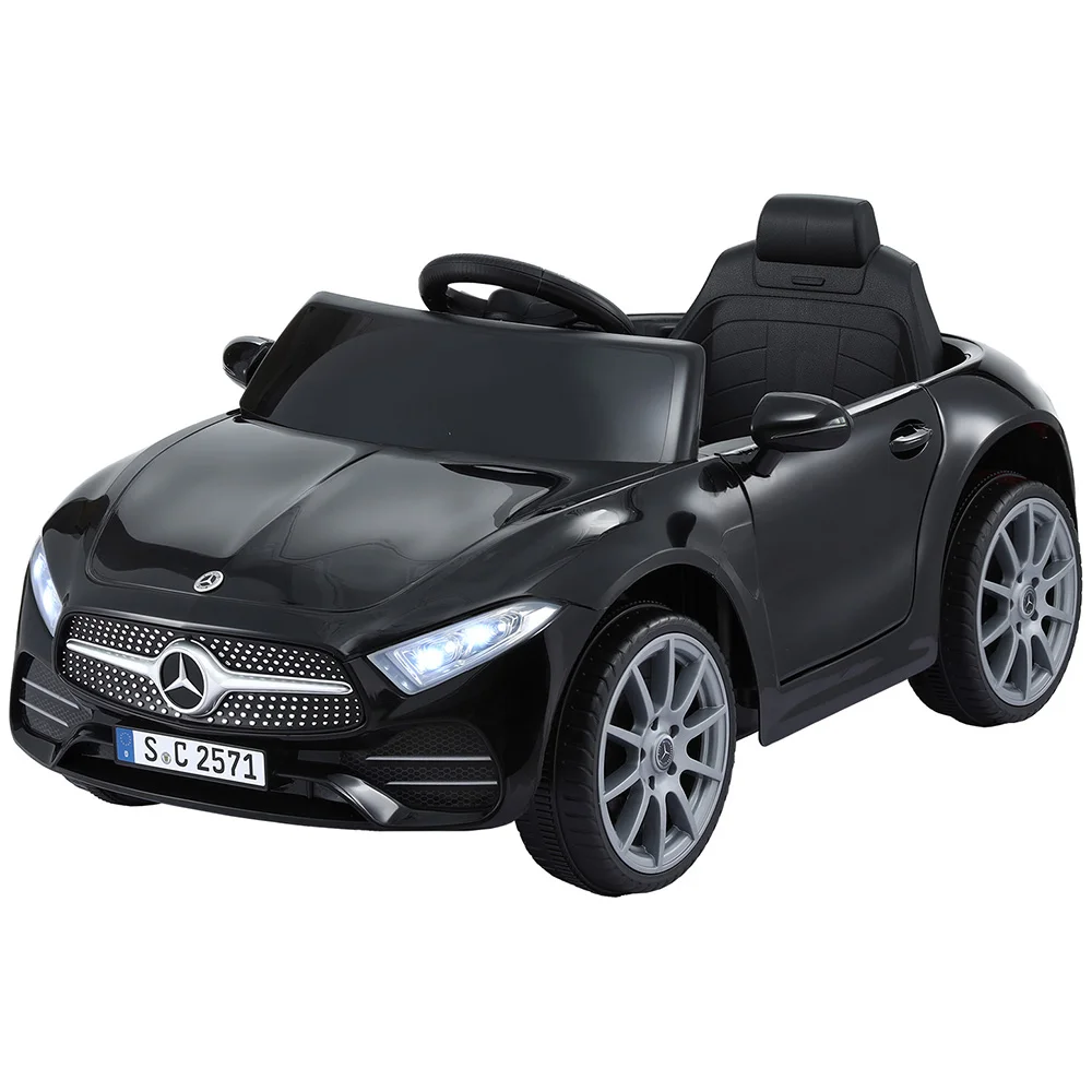 Kids Electric Ride On Car Licensed Outdoor Toys Cars Music Remote Black
