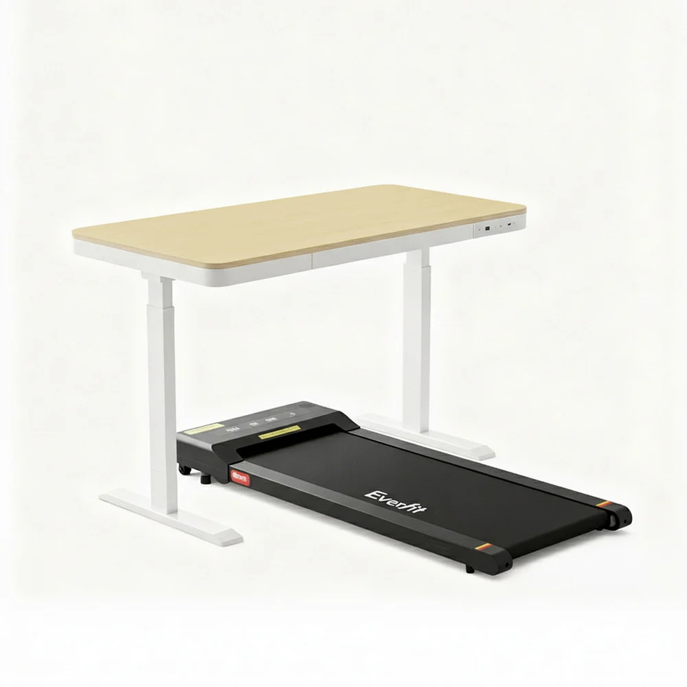 Artiss Electric Treadmill with 120cm Automatic Standing Desk Walking Pad 400mm