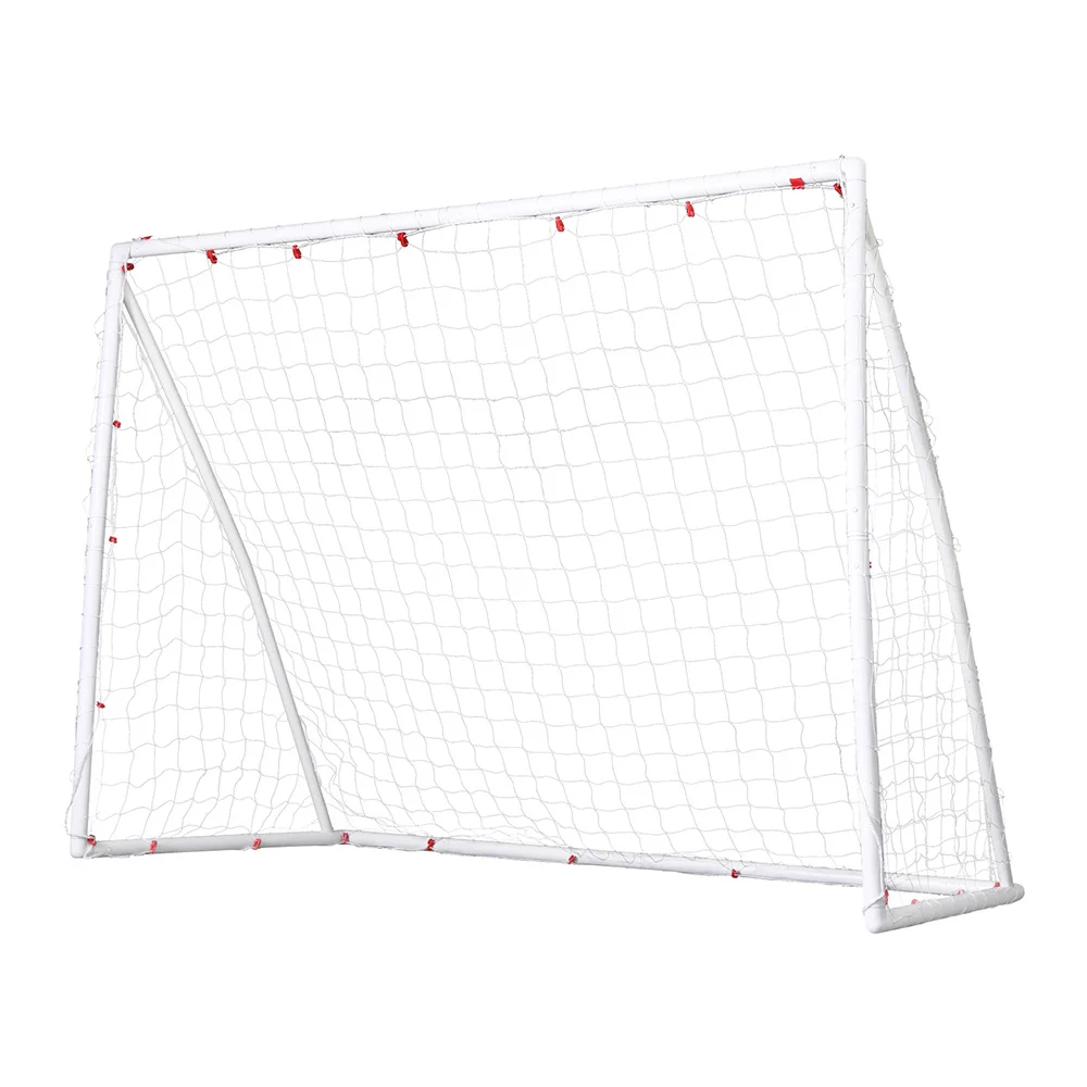 Everfit 8FT Soccer Football Goal Net UPVC Frame with PE Mesh Weatherproof Portable Goals for Backyard Training Competitive Play