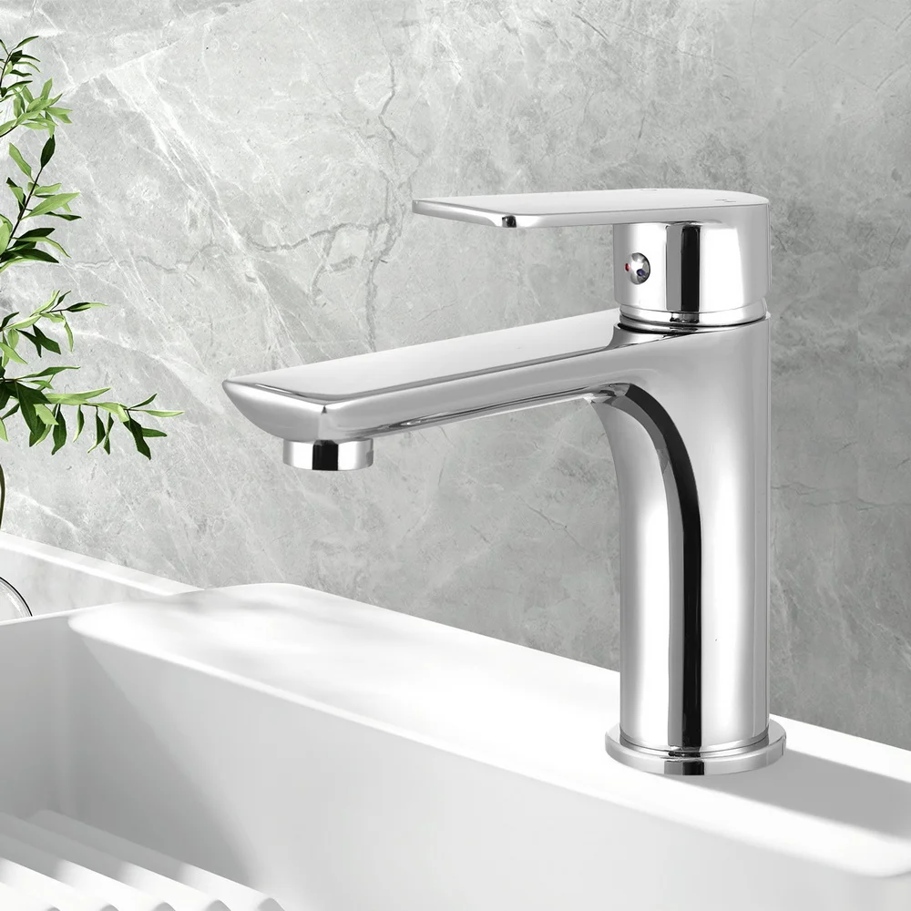 Cefito Bathroom Basin Mixer Tap Brass Faucet Vanity Laundry Sink Chrome