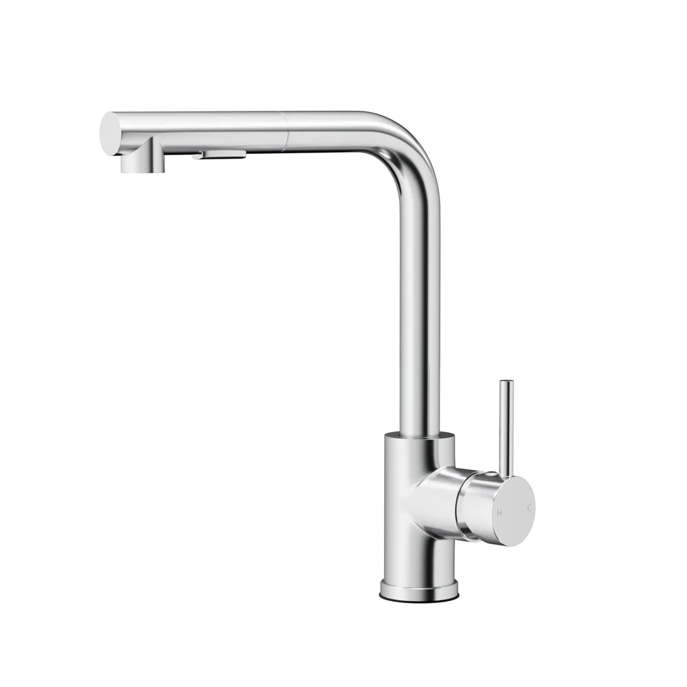 Cefito Kitchen Mixer Tap Pull Out Rectangle 2 Mode Sink Basin Faucet Swivel WELS Chrome