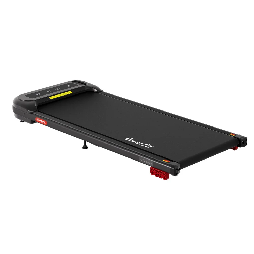 Everfit Treadmill Electric Walking Pad with Incline Under Desk Home Gym Black
