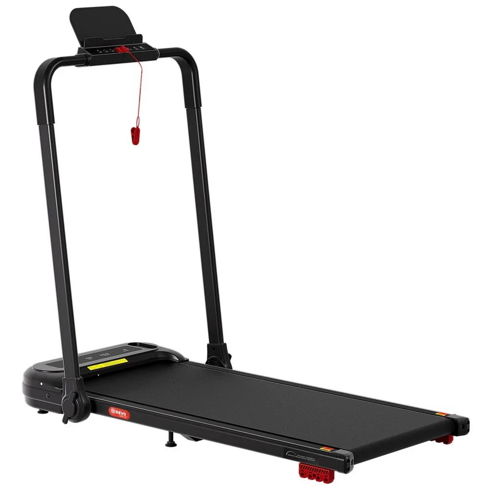 Everfit Treadmill Electric Walking Pad with Incline Foldable for Home Gym Black
