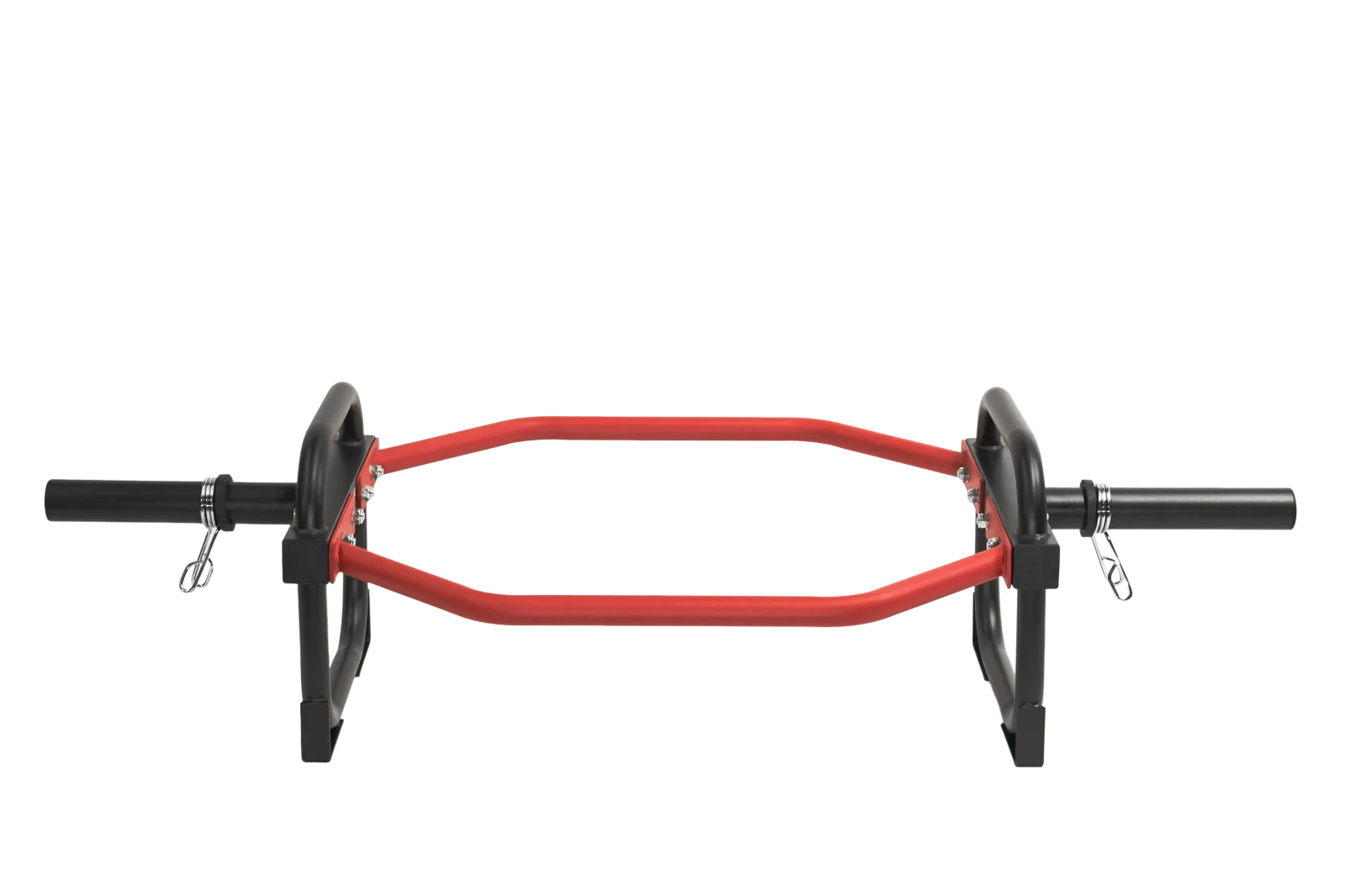 Olympic Shrug Deadlift Bar - Red/Black