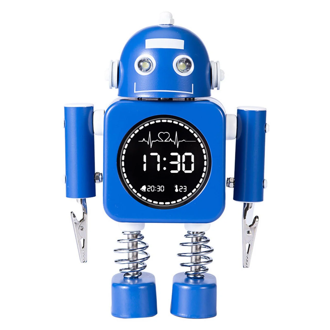 Laser Kids Robot Alarm Clock - Blue