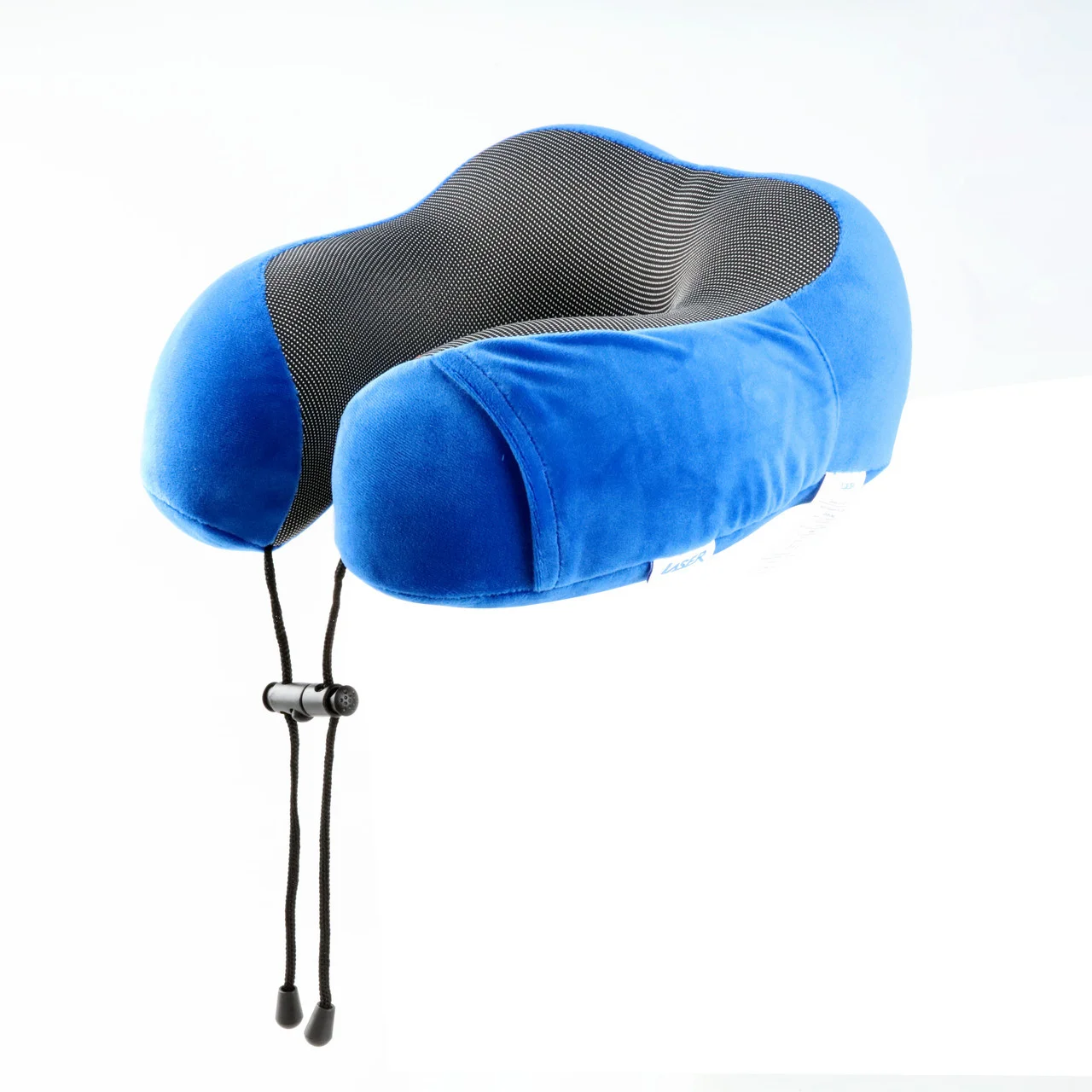 Laser Blue Memory Foam Neck Pillow - Easy Snap