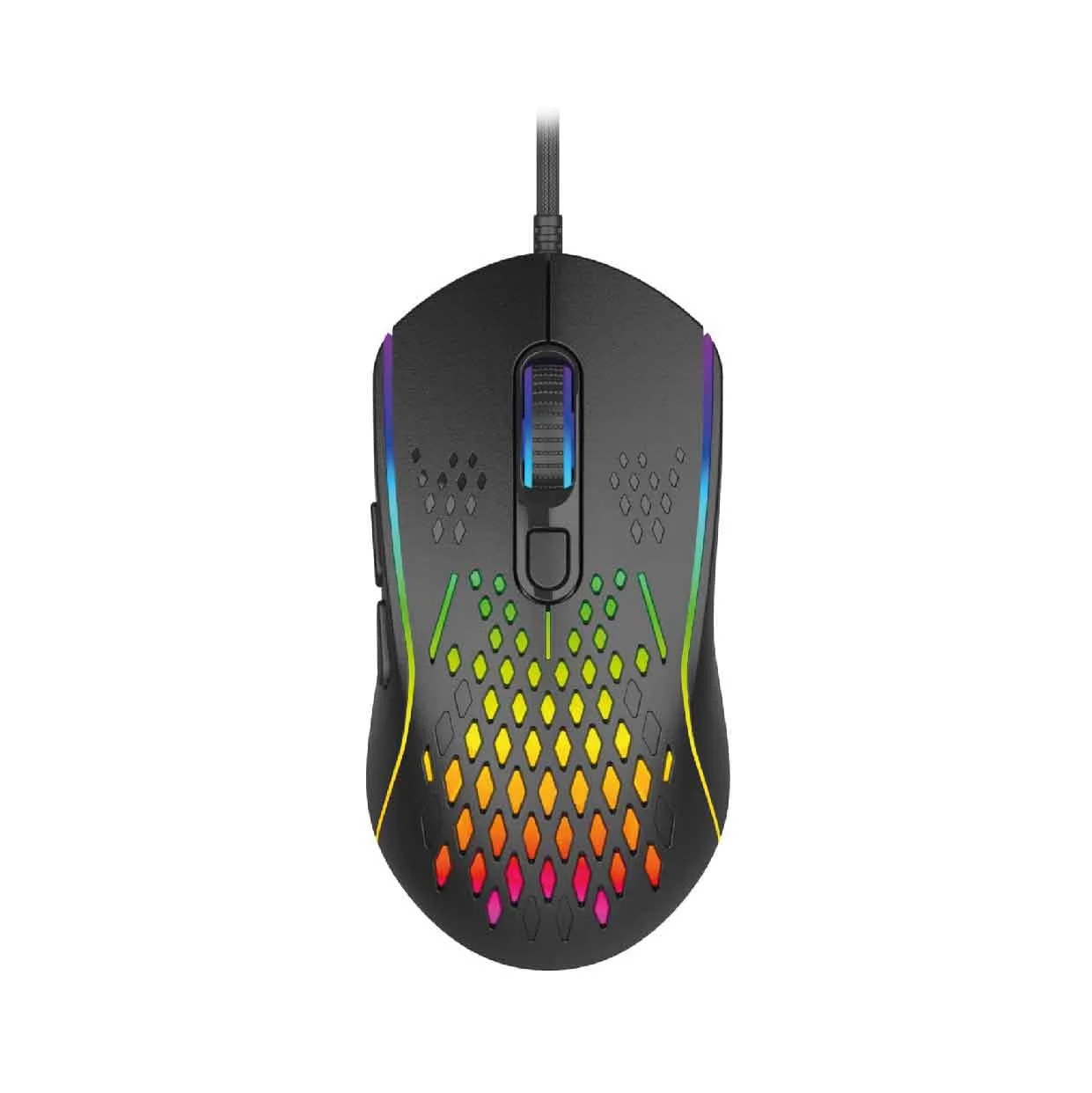 Laser RGB Lightweight Gaming Mouse - Black