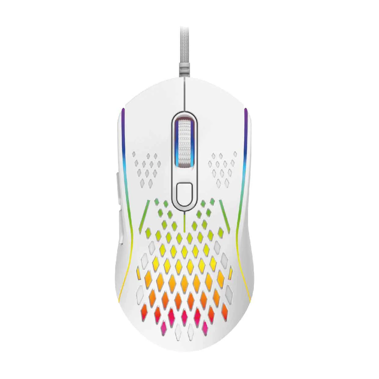 Laser RGB Lightweight Gaming Mouse White