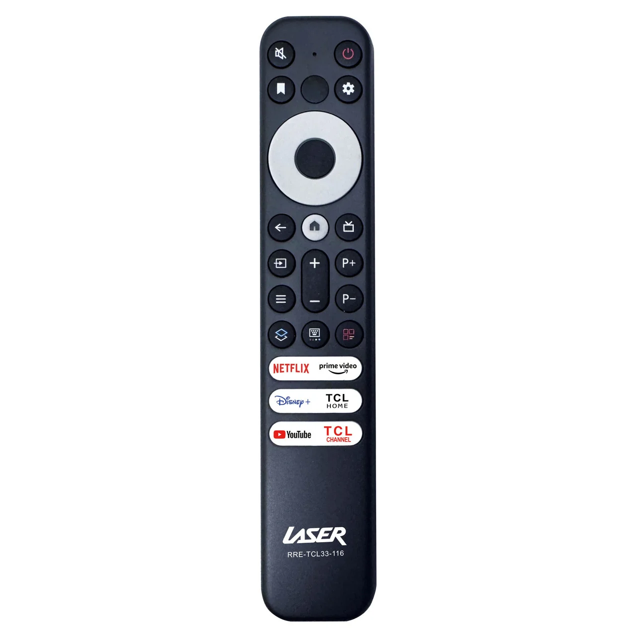Laser Remote Control for TCL TVs - Black