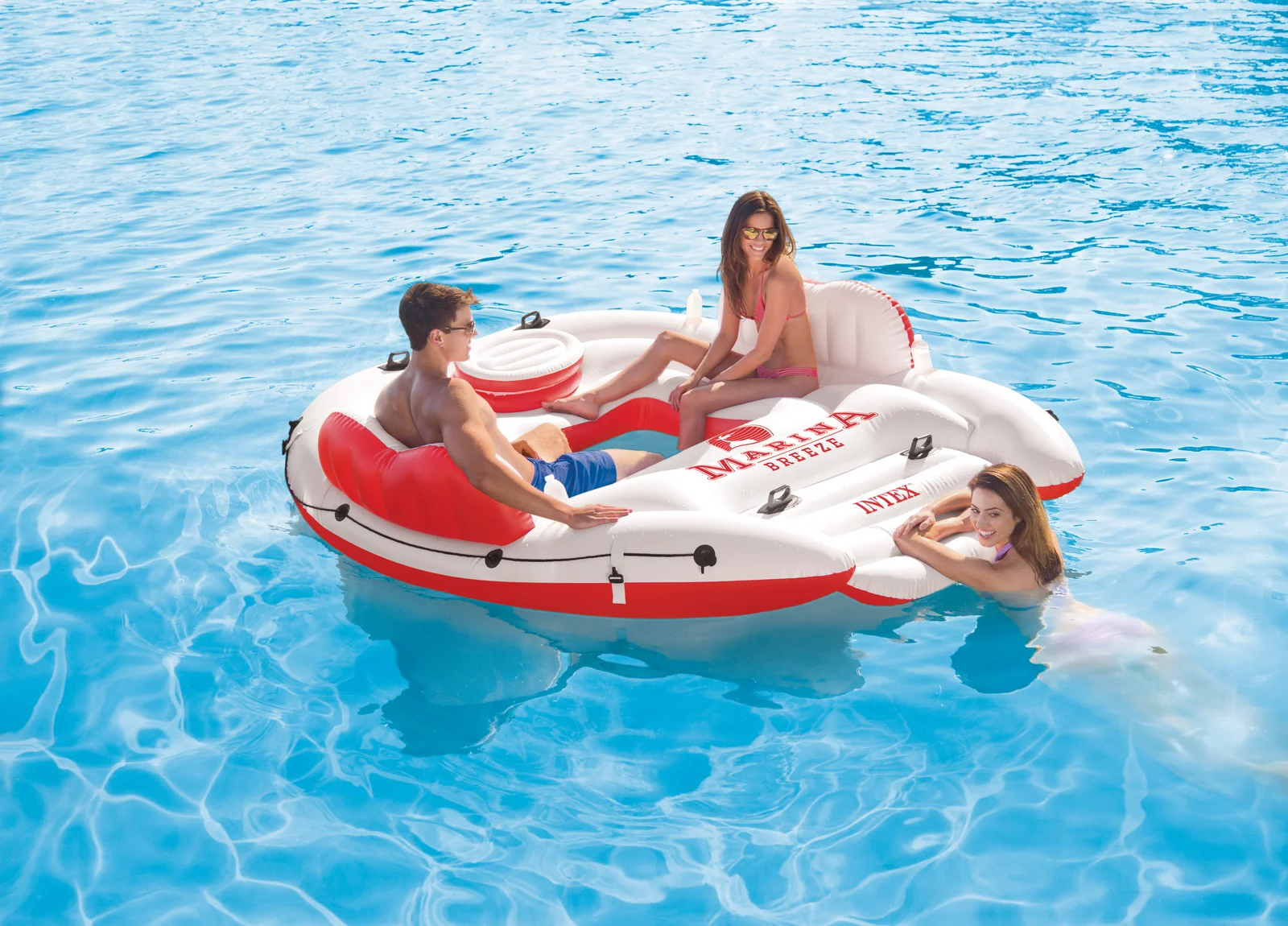 Intex Marina Breeze Inflatable Pontoon 56296