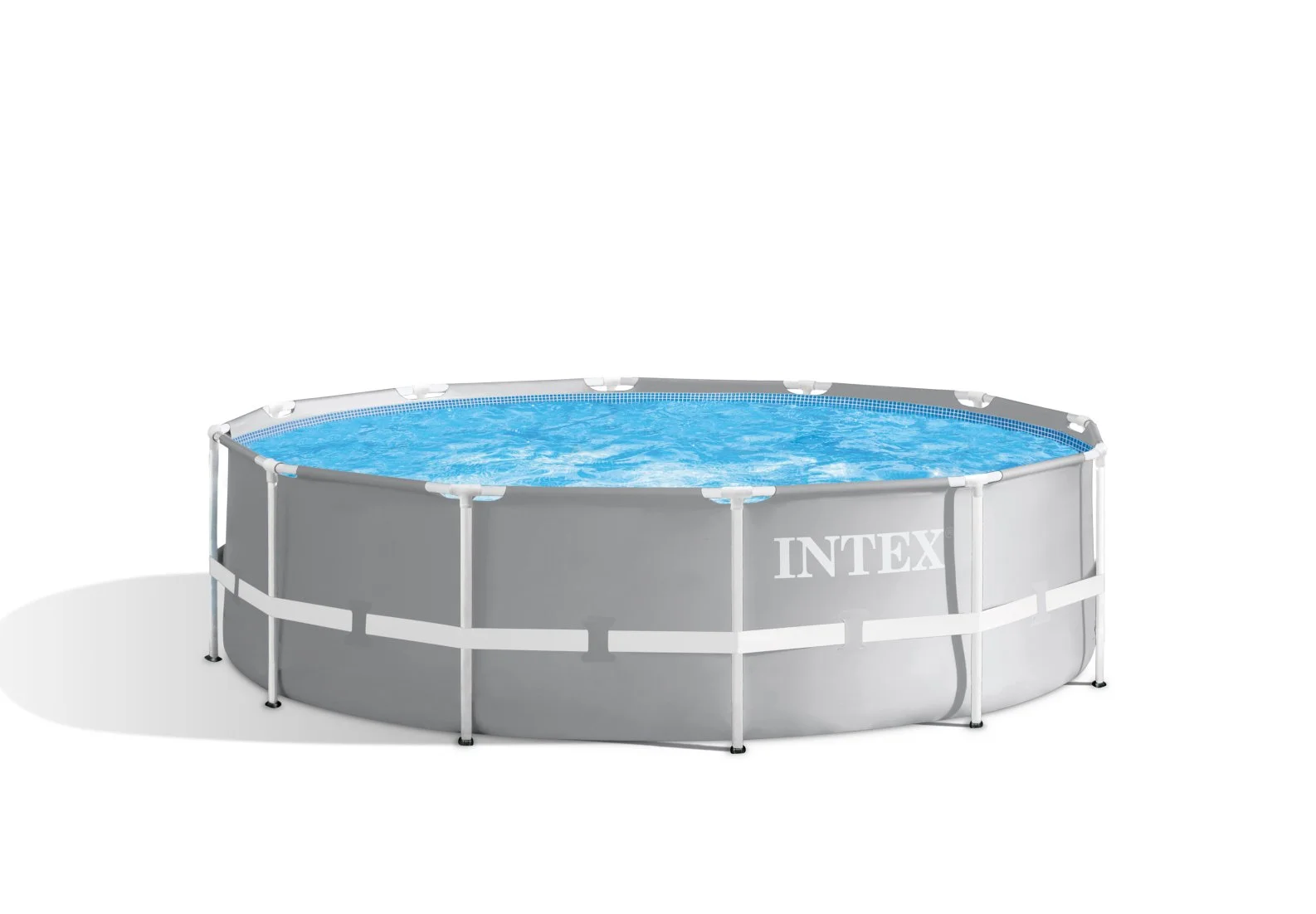 Intex PRISM Premium 12' Metal Frame Pool Outdoor Above Ground 366cm x 99cm - 26716