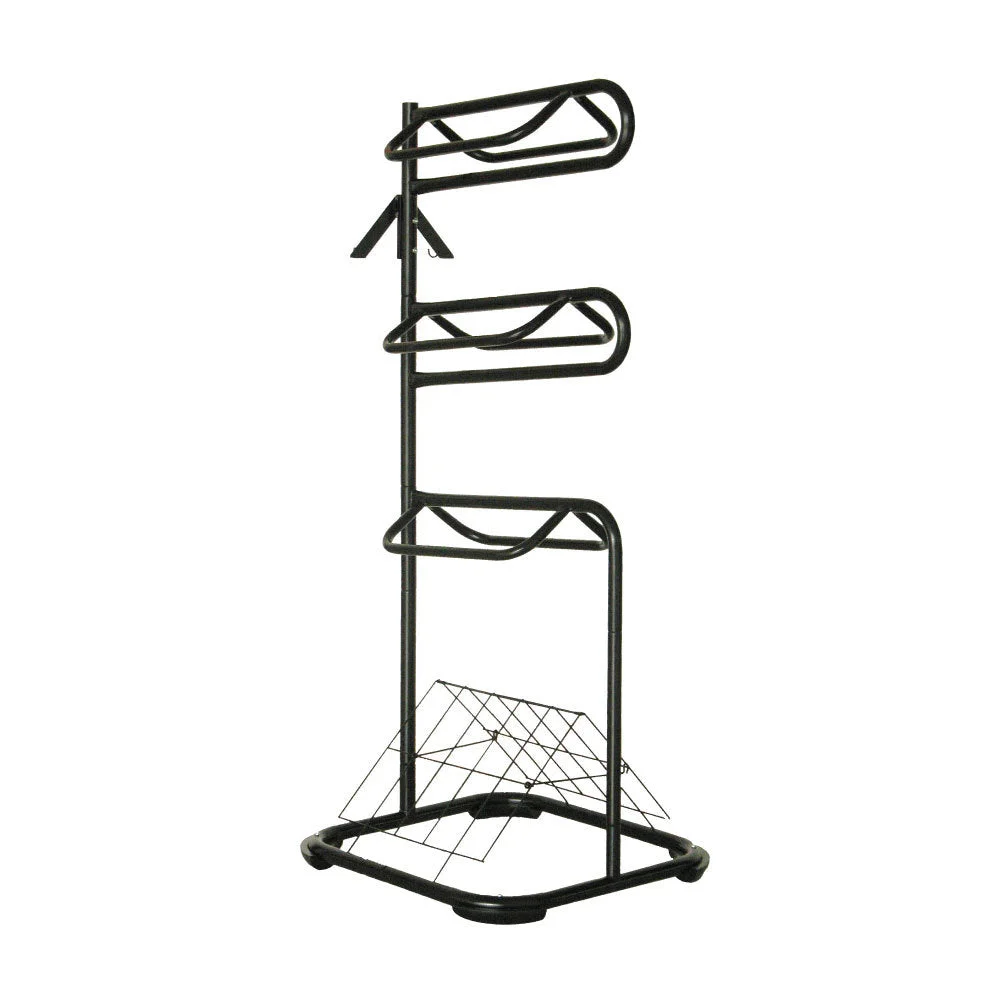 Samland Heavy Duty Three Tier Rotable Saddle Stand Saddle Rack