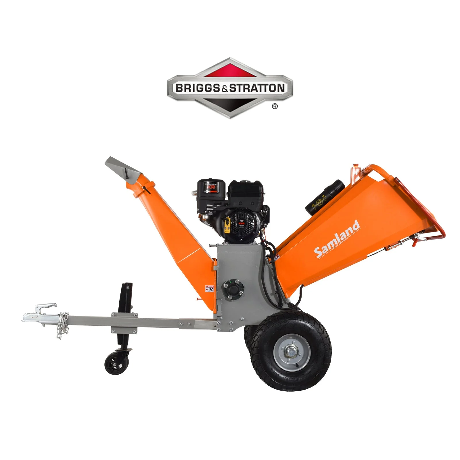 Samland 13.5hp B&S Gasoline Engine Tree Branch Wood Chipper Shredder (WC420BS)