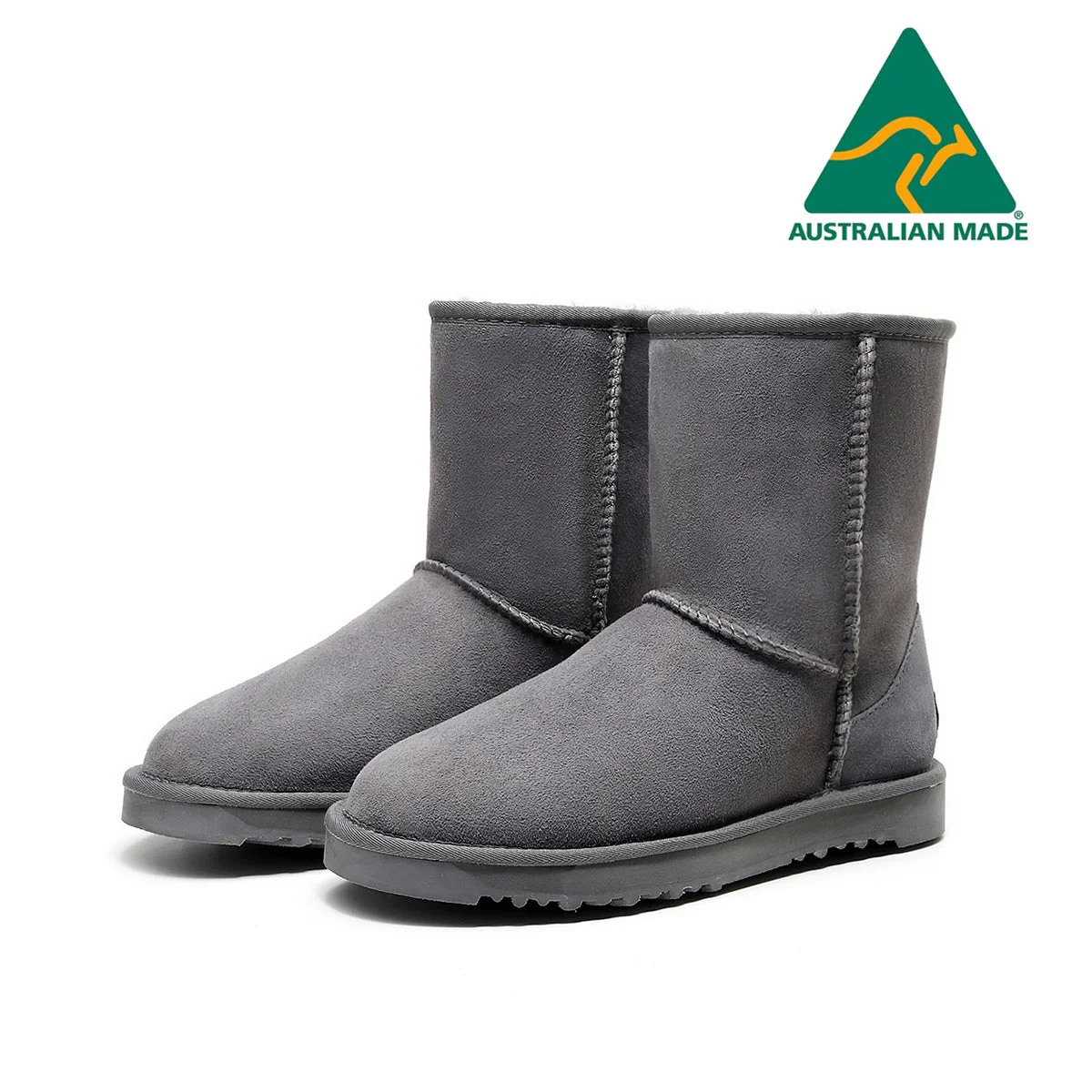 SHORT CLASSIC BOOTS 990225 MADE IN AUSTRALIA - MEN - Grey / AUS Ladies6/Men4/EU37/23.5cm