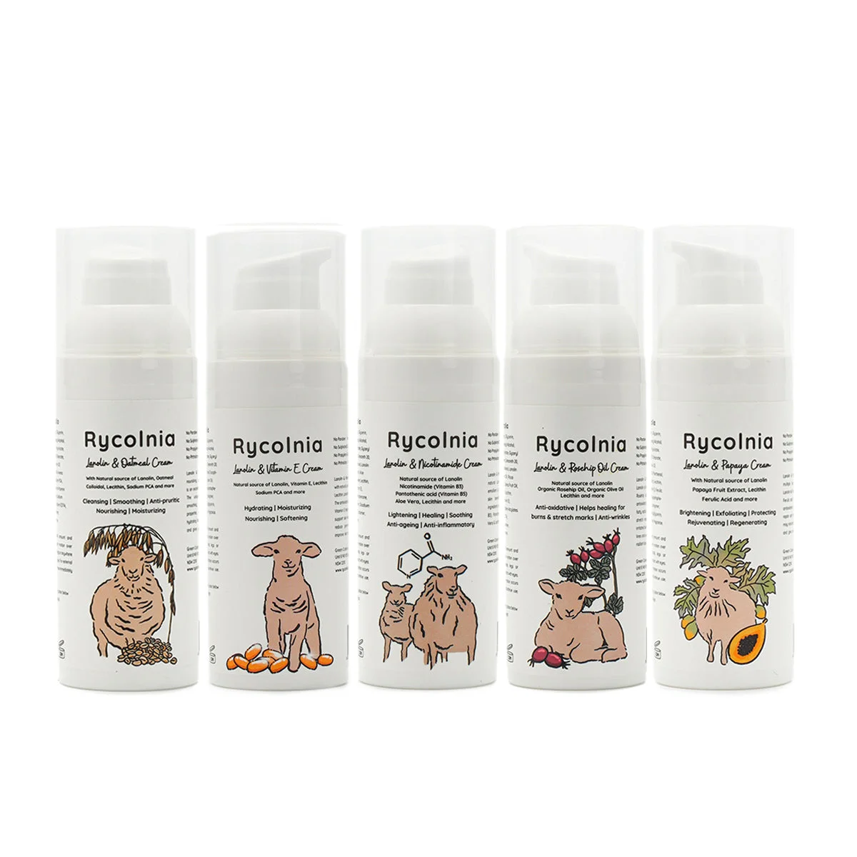 RYCOLNIA Lanolin Cream Set