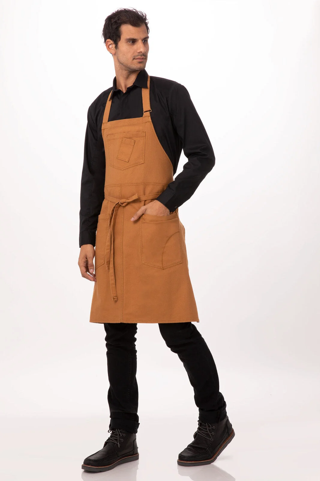 Rockford Nutmeg Bib Apron by Chef Works