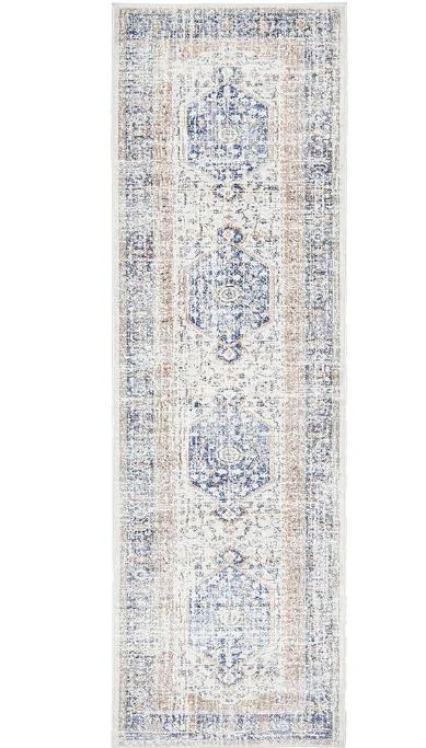 Mayfair Lorissa Blue Runner by Rug Culture-500X80CM - RUNNER