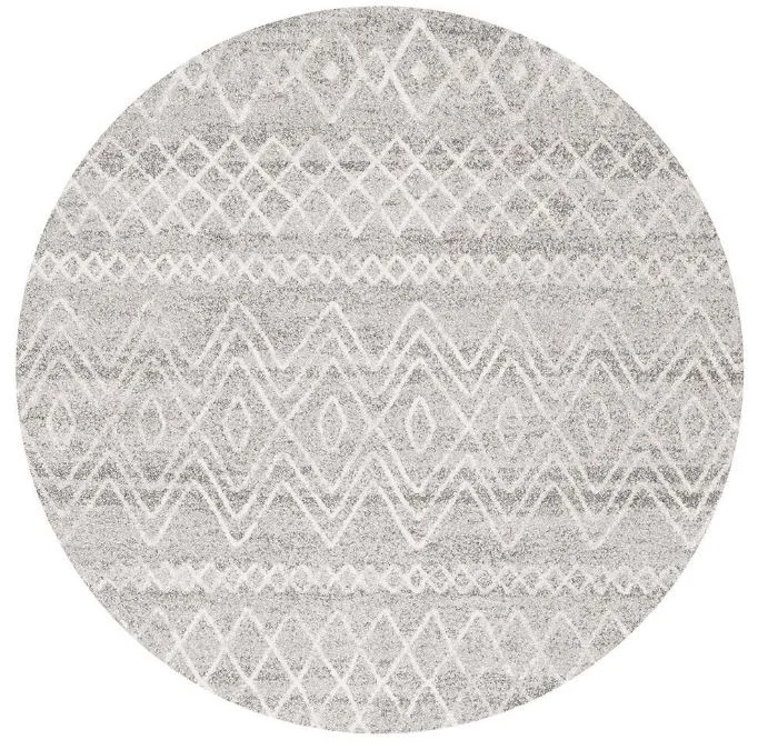 Oasis 453 Grey Round by Rug Culture-240X240CM - ROUND