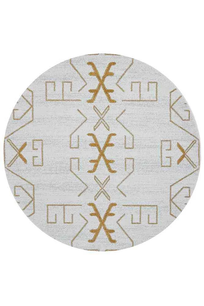 Paradise Round Cala Gold by Rug Culture - 240X240CM - ROUND