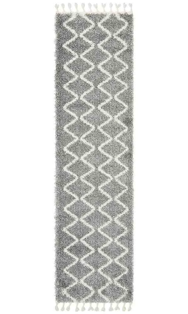 Saffron 11 Silver Runner by Rug Culture - 400X80CM - RUNNER