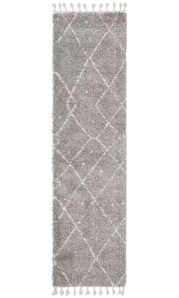 Saffron 44 Silver Runner by Rug Culture - 300X80CM - RUNNER