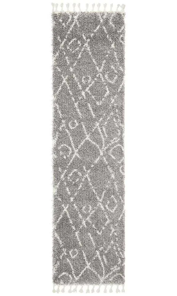 Saffron 55 Silver Runner By Rug Culture - 400X80CM - RUNNER
