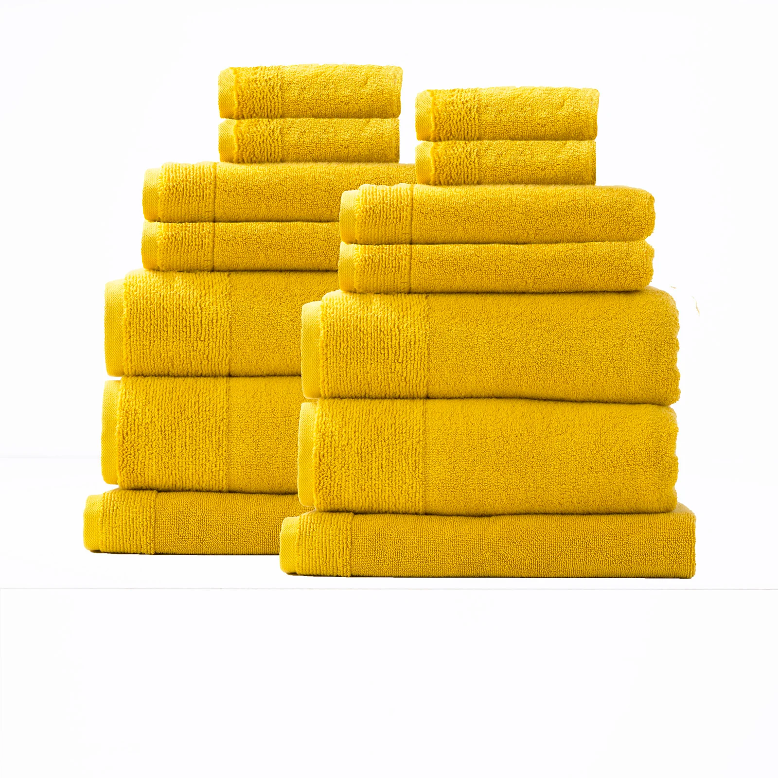 Aireys 650 GSM Zero Twist 14 Piece Basil Bath Towel by Renee Taylor