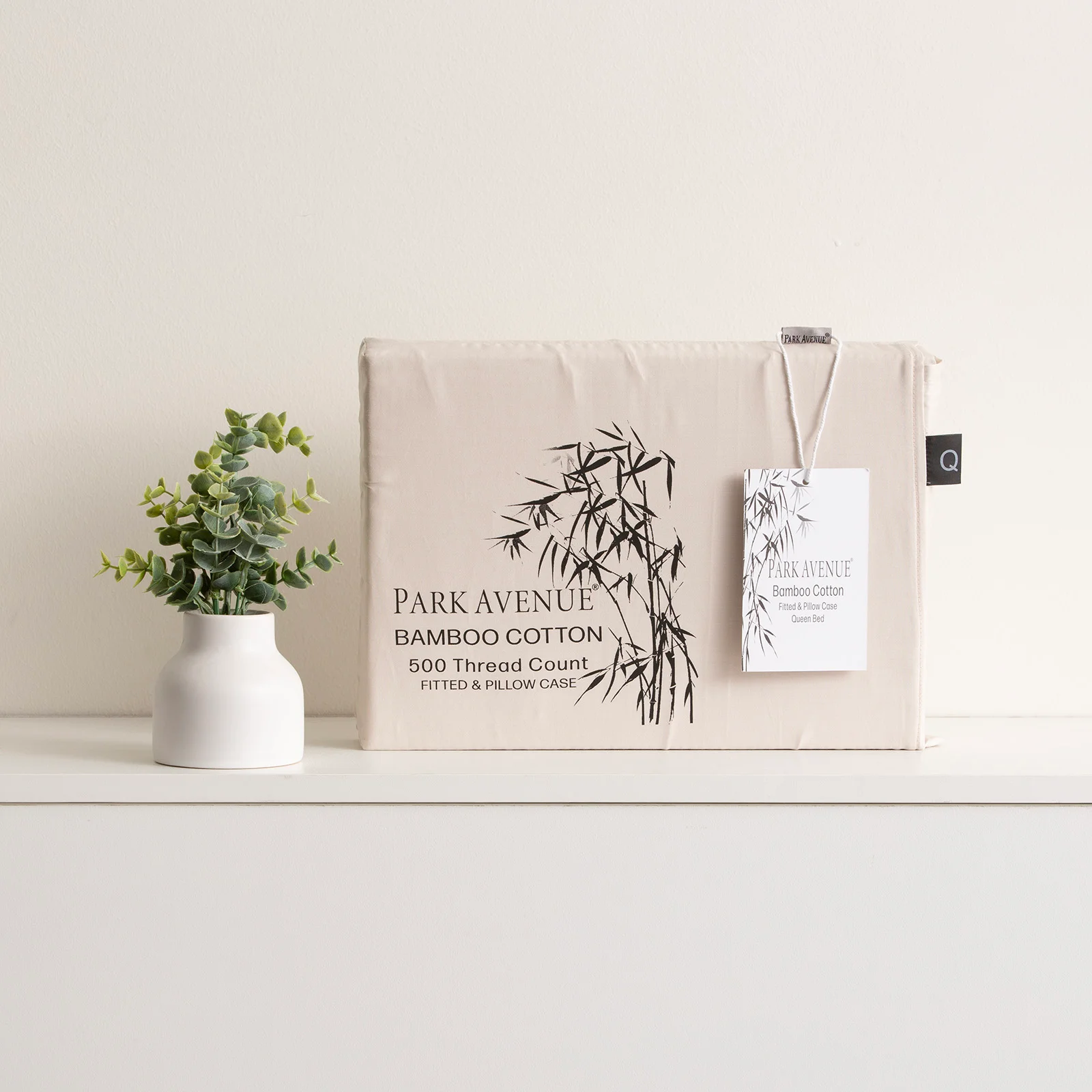 Bamboo Cotton 500 Thread Count Dove Combo Set by Park Avenue King